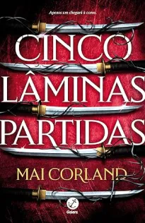 Capa do livro Cinco Lâminas Partidas