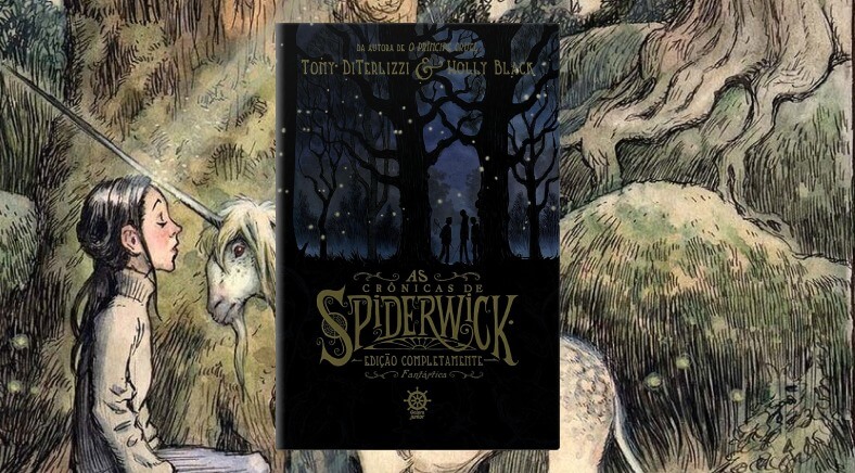 Ilustração e capa do livro As Crônicas de Spiderwick