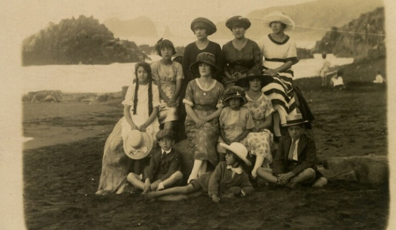 Foto de família chilena em 1920