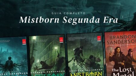 Capa dos 4 livros de Mistborn Segunda Era