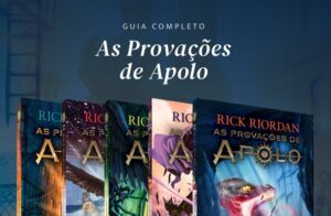 Capas dos livros da série As Provações de Apolo