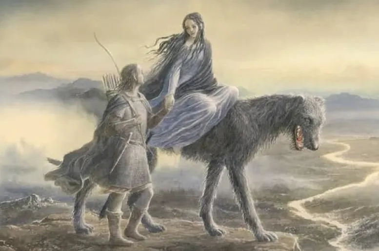 Ilustração do livro Beren e Lúthien