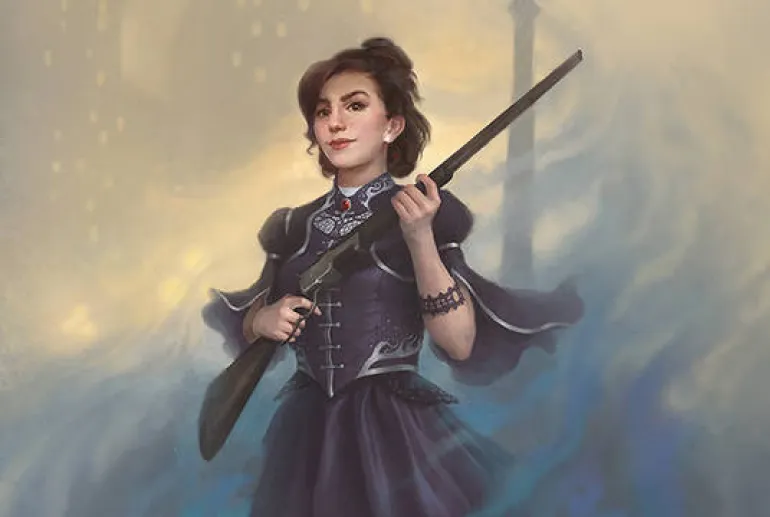 Ilustração de Marasi da série Mistborn