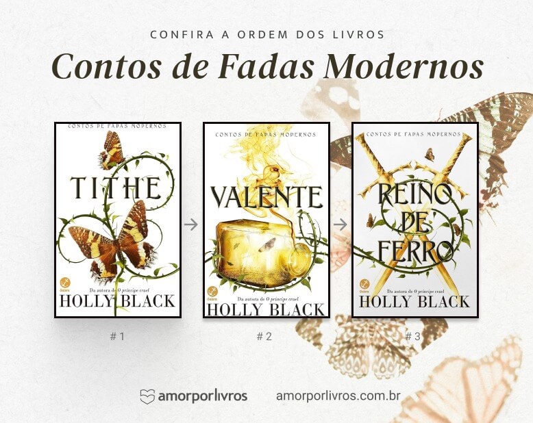 Ordem dos livros da trilogia Contos de Fadas Modernos