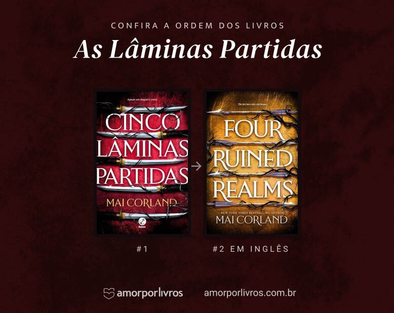 Ordem dos livros da série As Lâminas Partidas