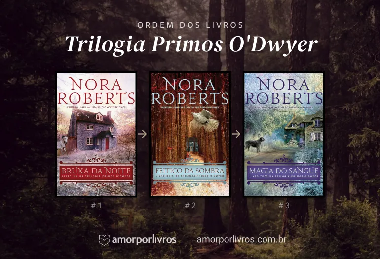 Ordem dos livros da Trilogia Primos O'Dwyer