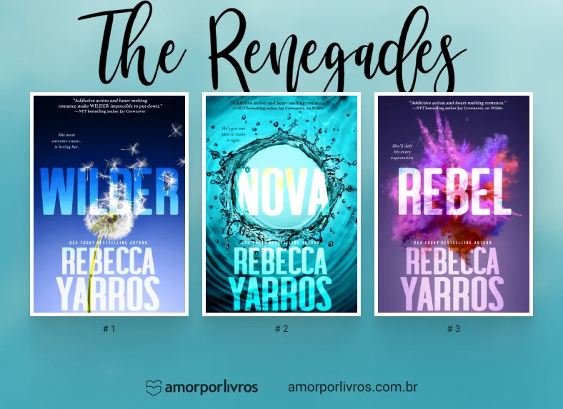 Ordem dos livros da série The Renegades